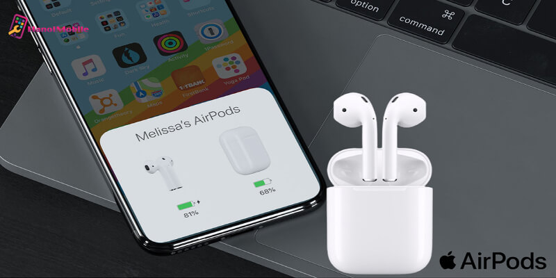 kiểm tra pin AirPods